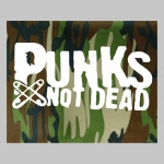 Punks not Dead pánske maskáčové tričko 100 %bavlna 